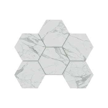 Мозаика Montis Мозаика MN01 Hexagon Полированный 25x28.5